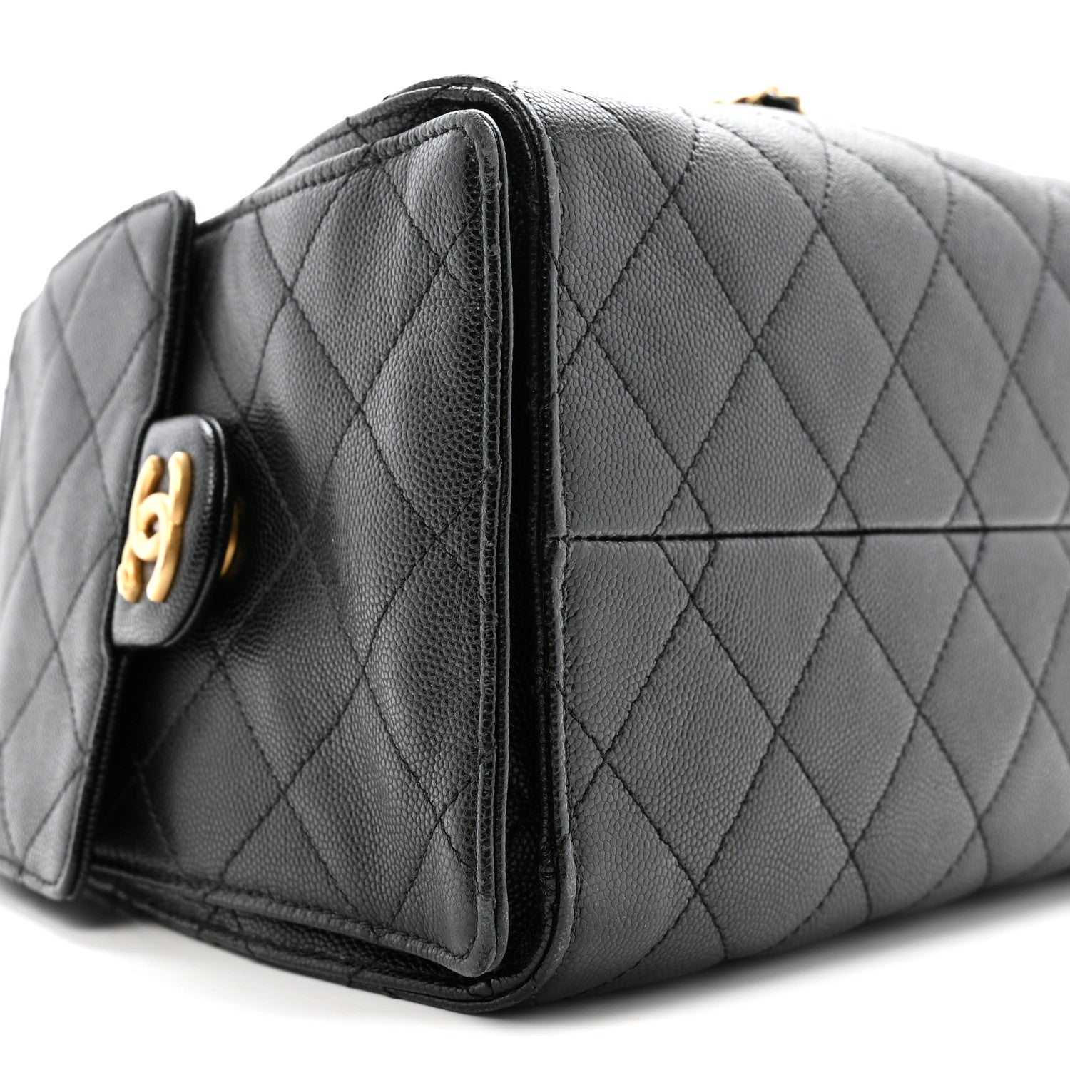Chanel Caviar Quilted Small Chanel 25 Handbag Black 8 of 14
