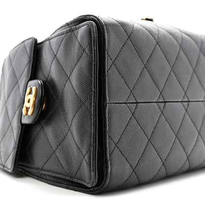 Chanel Caviar Quilted Small Chanel 25 Handbag Black 8 of 14