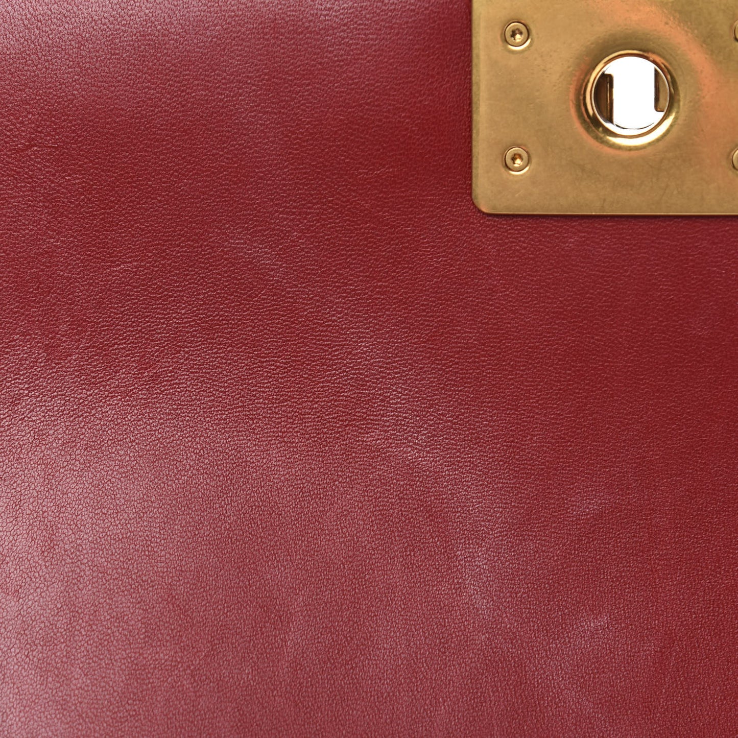 Lambskin Quilted Medium Boy Flap Red