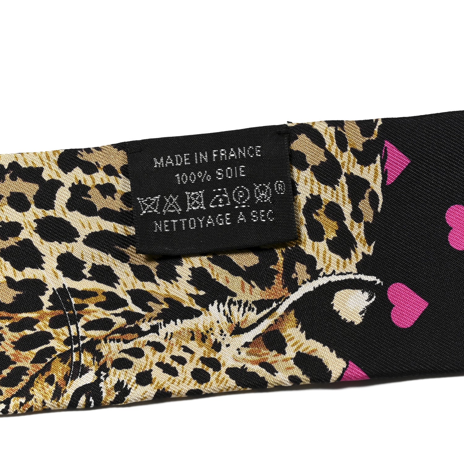 Hermes Silk Jungle Love Love Twilly Black Vert Rose Vif 3 of 4
