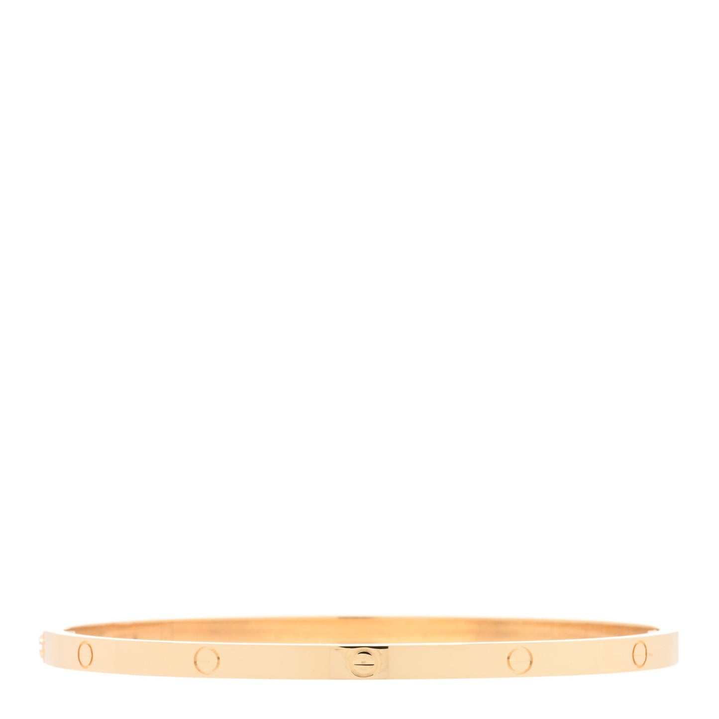 18K Yellow Gold Small LOVE Bracelet 19