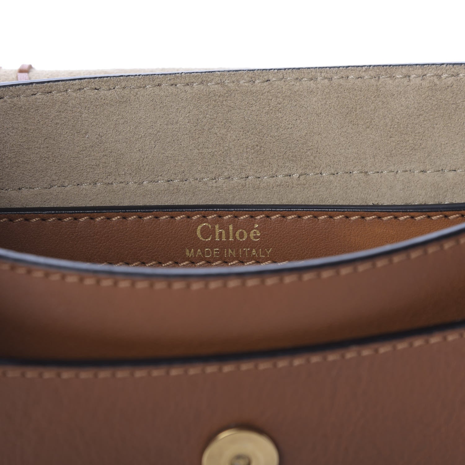 Chloe Calfskin Braided Small Hudson Shoulder Bag Caramel 8 of 8