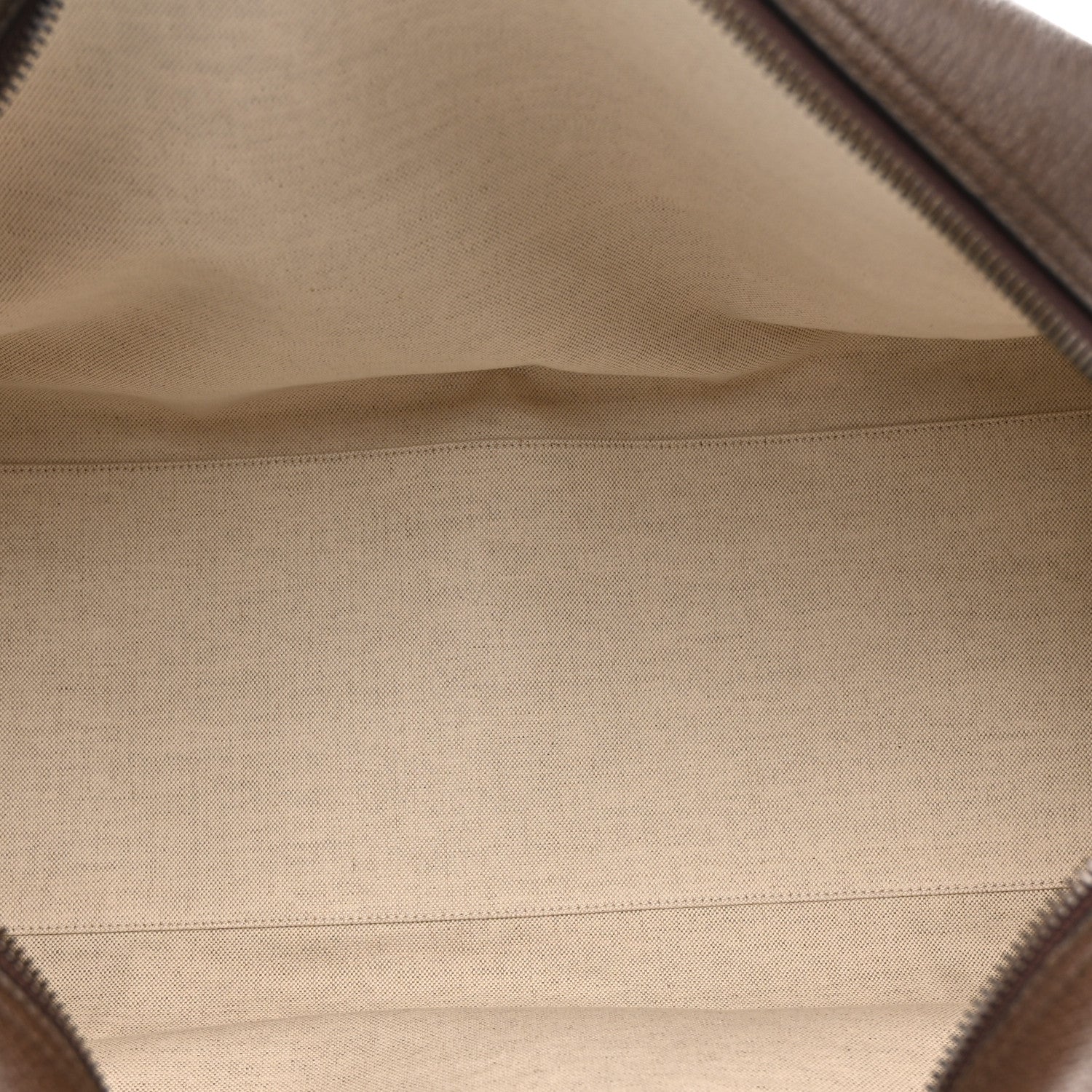 Gucci X ADIDAS Canvas Textured Dollar Calfskin Web GG Monogram Trefoil Large Bowling Bag Beige Brown Multicolor 4 of 9