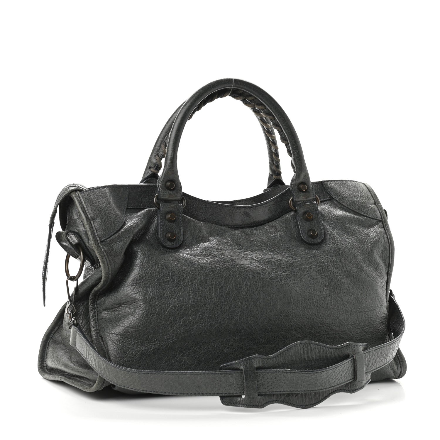 Balenciaga Agneau Classic Hardware City Anthracite 4 of 12