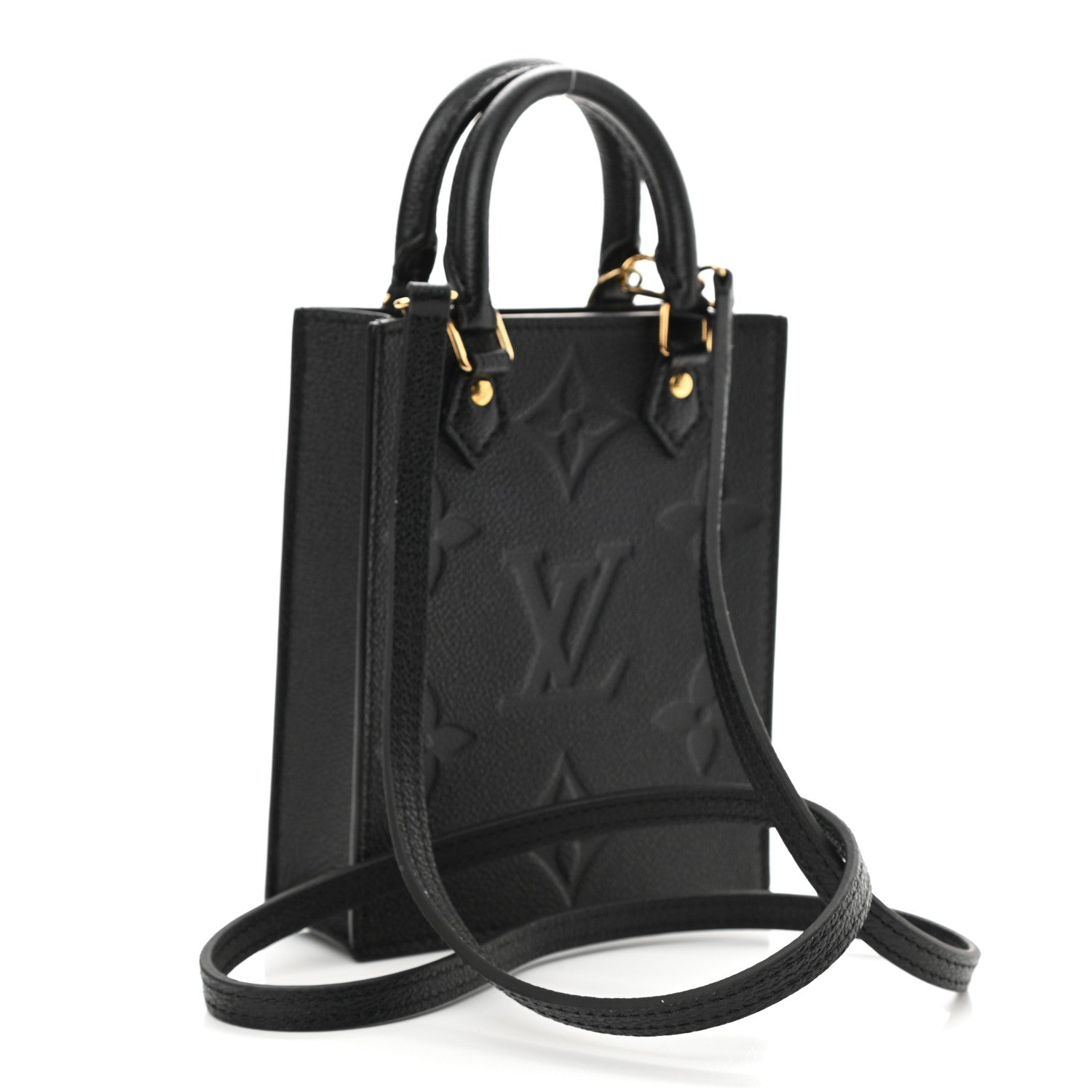 Louis Vuitton Empreinte Monogram Giant Petit Sac Plat Black 3 of 7