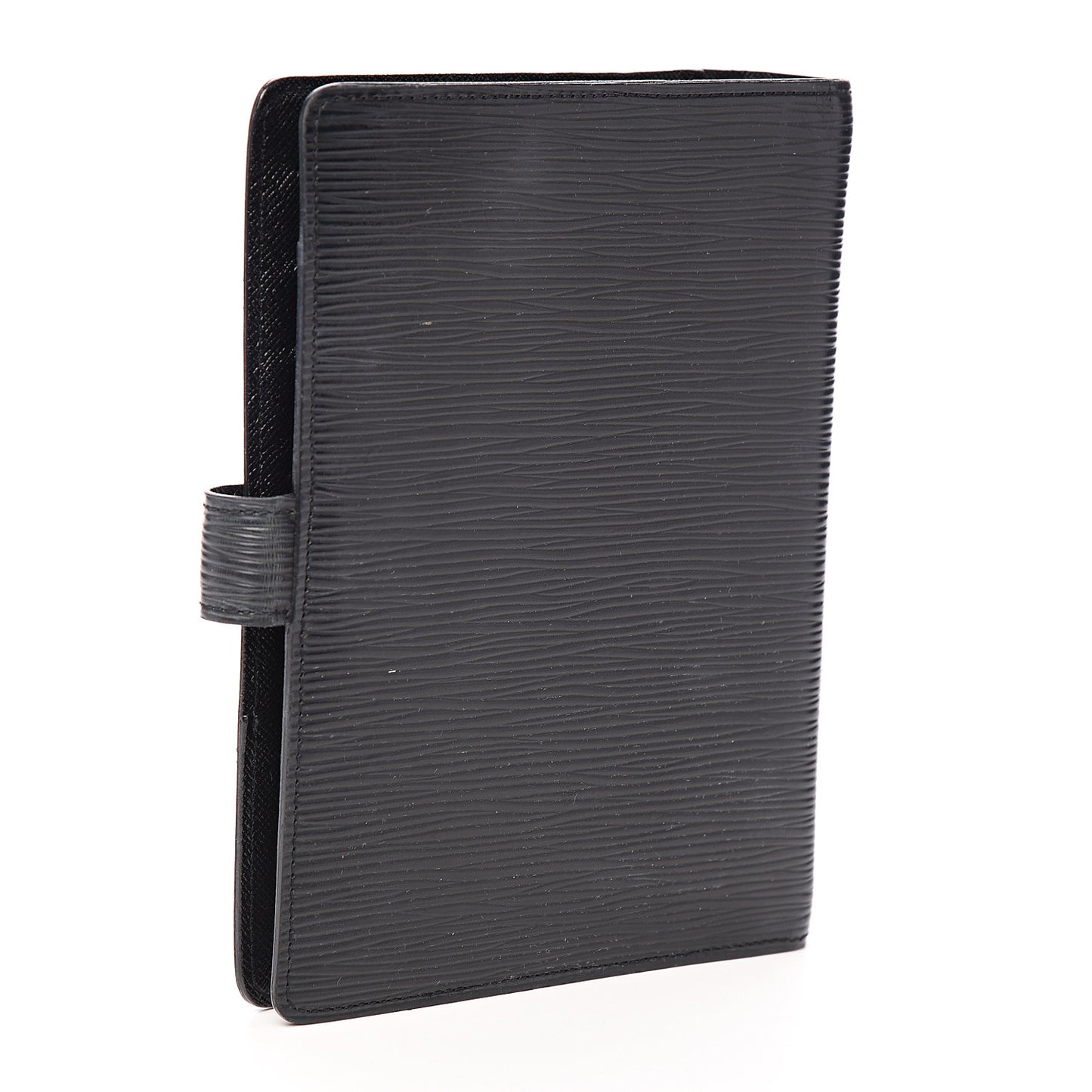 Epi Medium Ring Agenda Cover Black