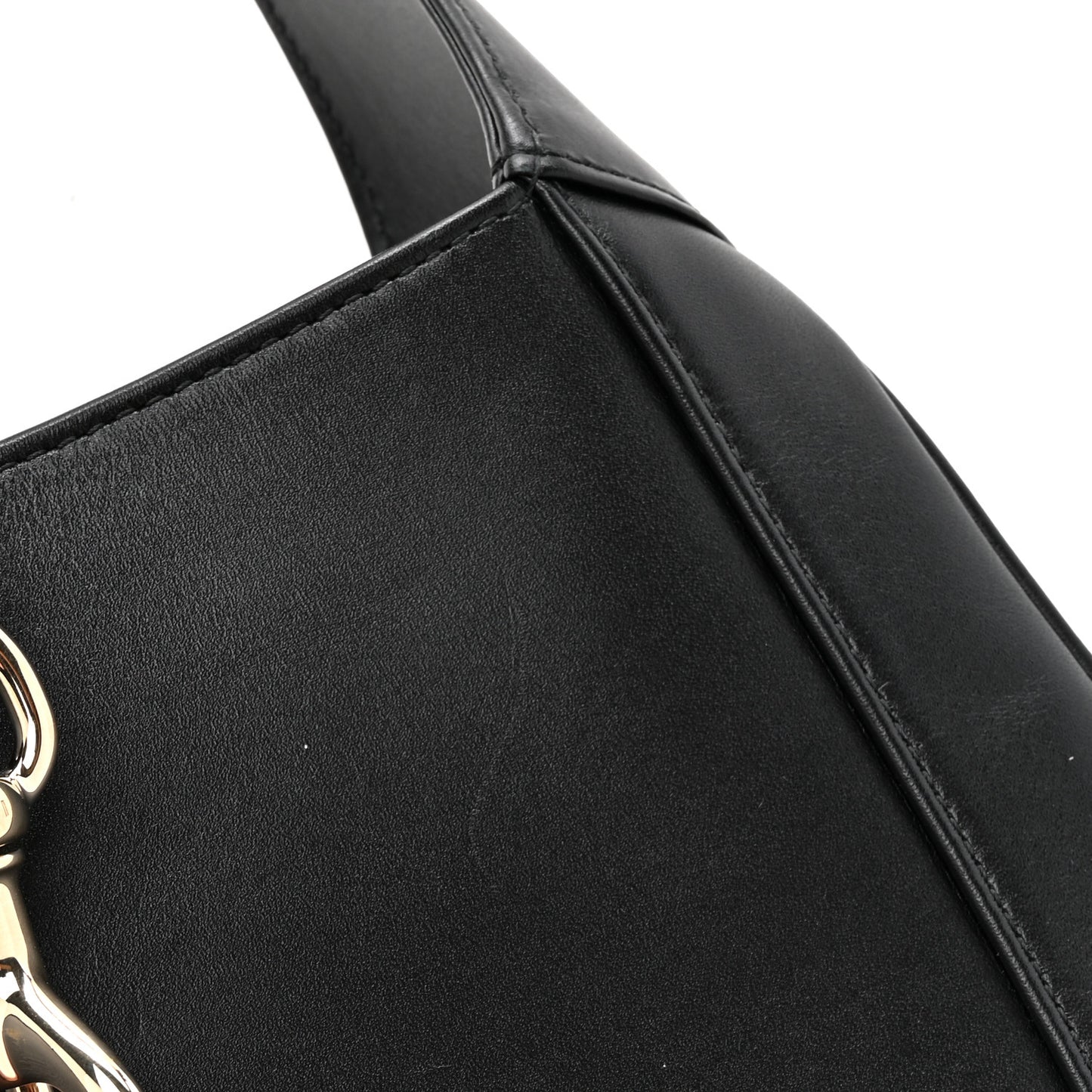Calfskin Small Jackie Shoulder Bag Black