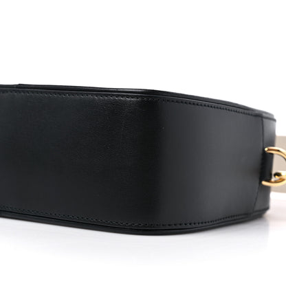 Gucci Calfskin GG Matelasse Shoulder Bag Black Natural 9 of 10