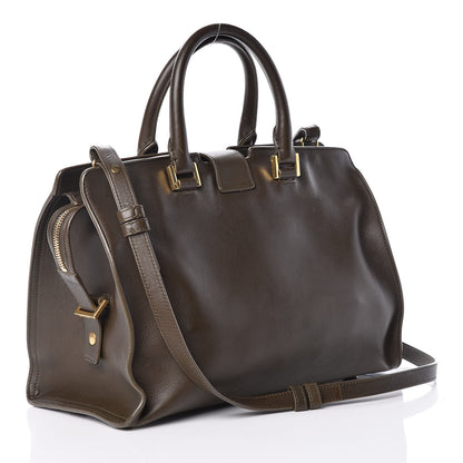 Saint Laurent Calfskin Small Classic Y Cabas Green 3 of 18