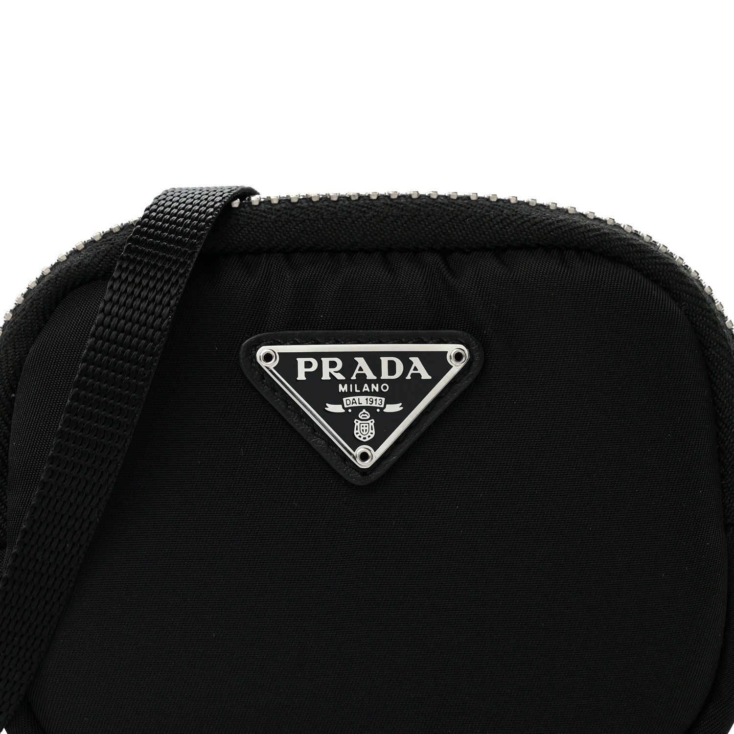 Prada Trick Tessuto Nylon Cargo Pouch Black 8 of 11
