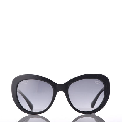 Chanel Polarized Butterfly Signature Sunglasses 5346 Black 2 of 7