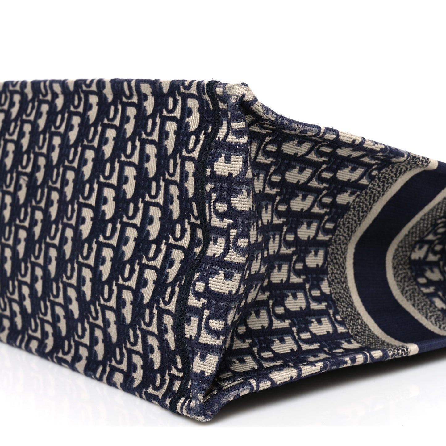 Oblique Large Book Tote Blue Multicolor
