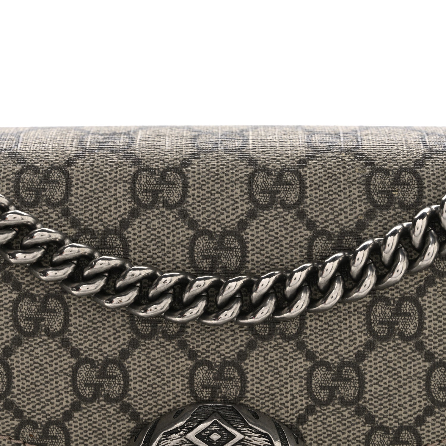 Gucci GG Supreme Monogram Small Dionysus Shoulder Bag Red 8 of 11
