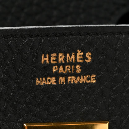 Hermes Taurillon Clemence BIRKIN 35 Black 6 of 17