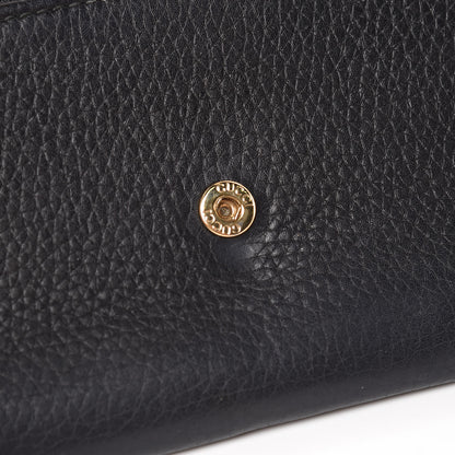 Gucci Pebbled Calfskin Large Soho Continental Wallet Black 8 of 10