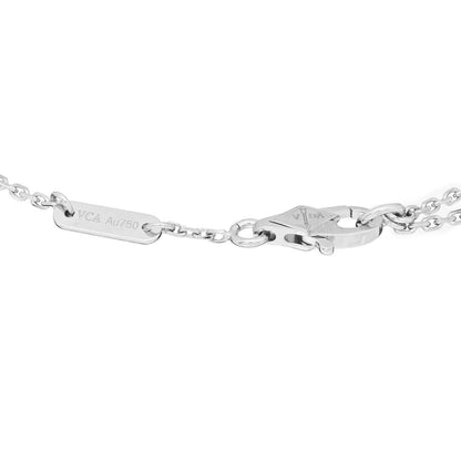 Van Cleef & Arpels 18K White Gold Diamond Mini Frivole Bracelet 3 of 3