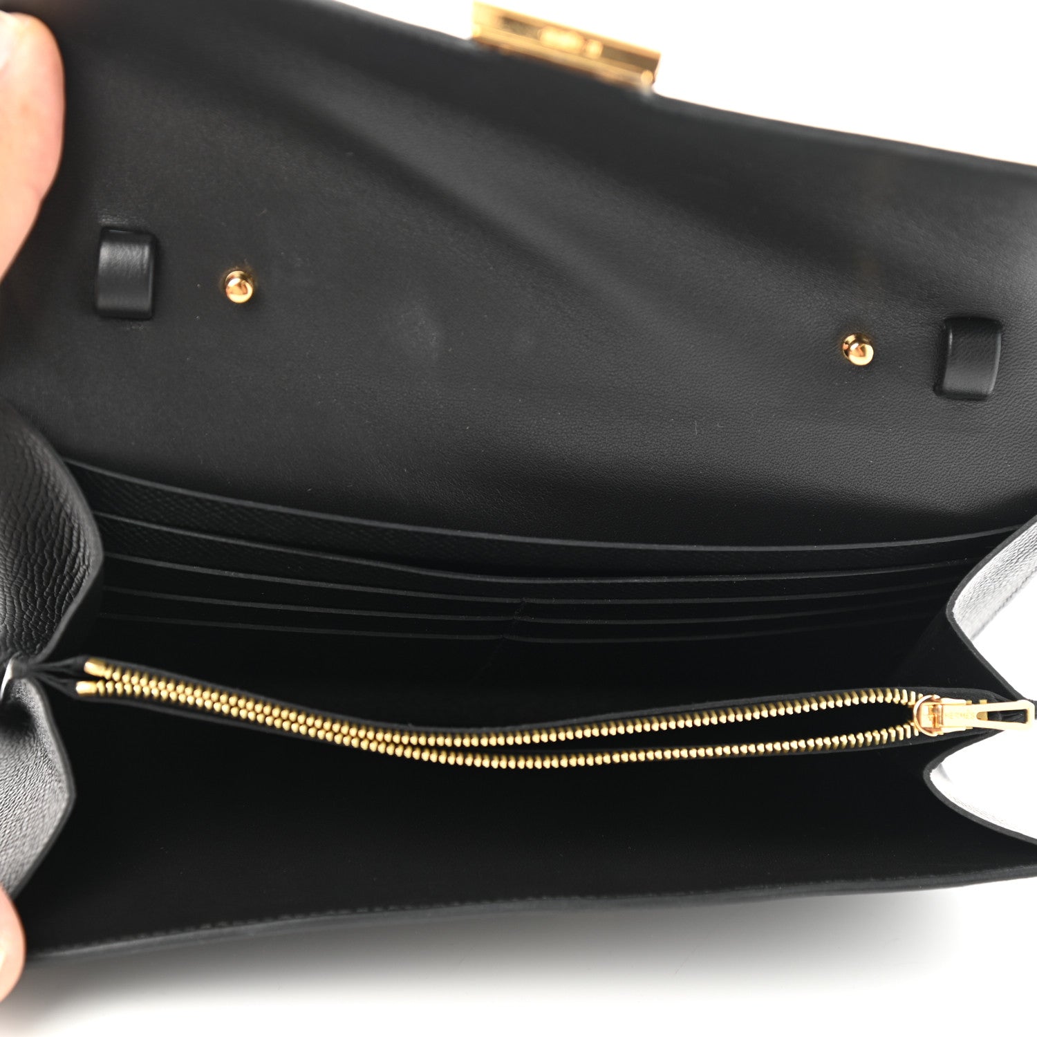Hermes Epsom Constance Wallet To Go Black 4 of 10