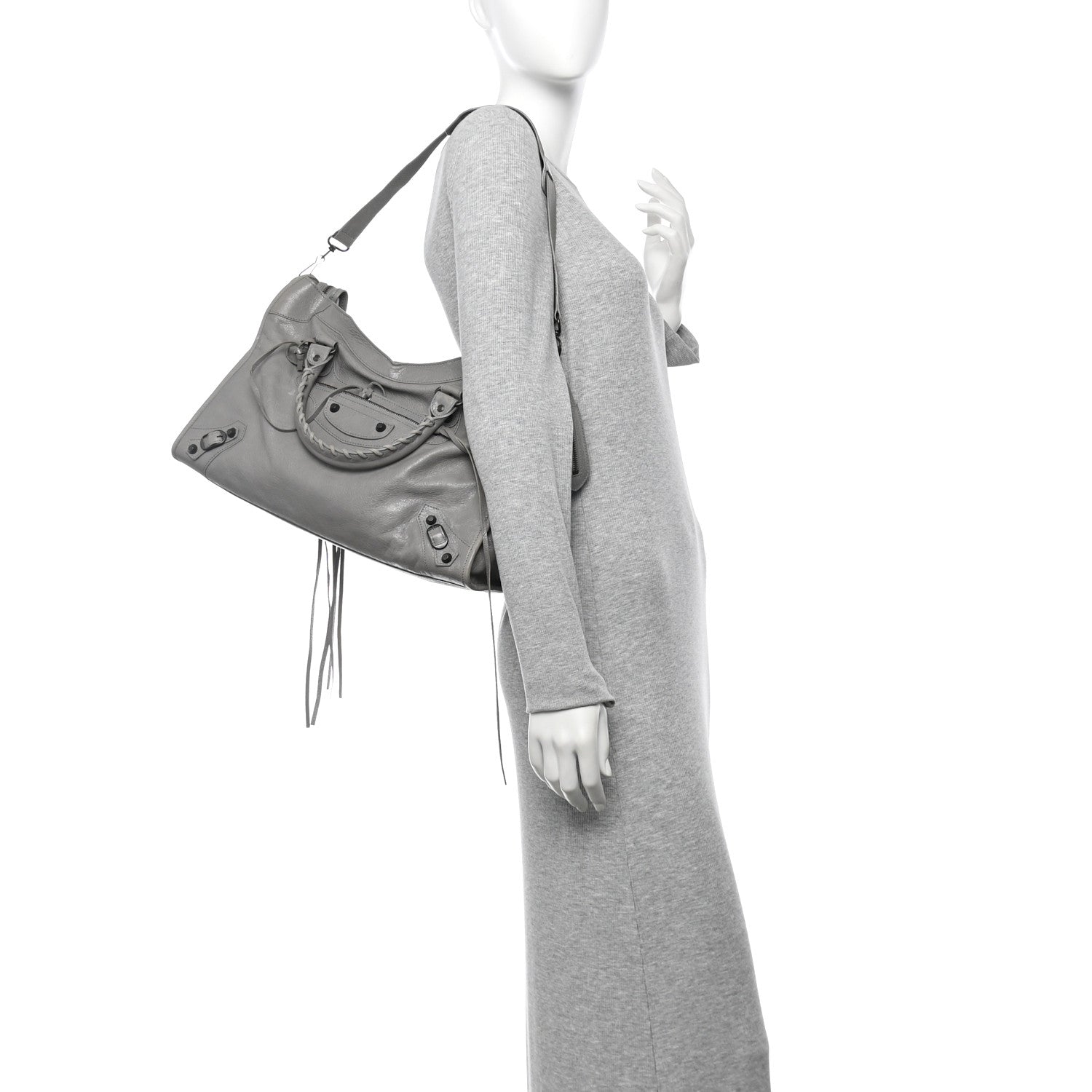 Balenciaga Agneau Classic Hardware City Gris Pyrite 2 of 14