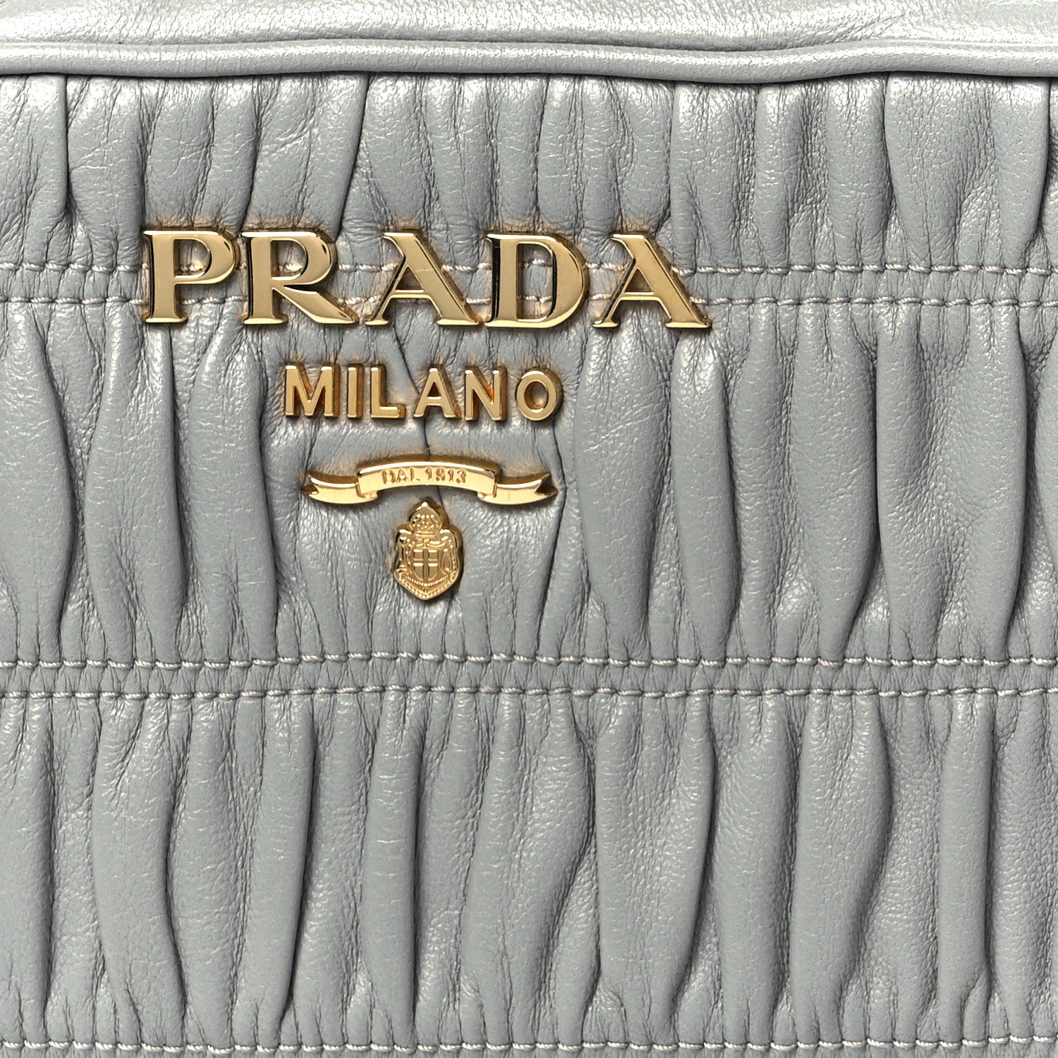 Prada Nappa Gaufre Camera Bag Nuvola 8 of 10
