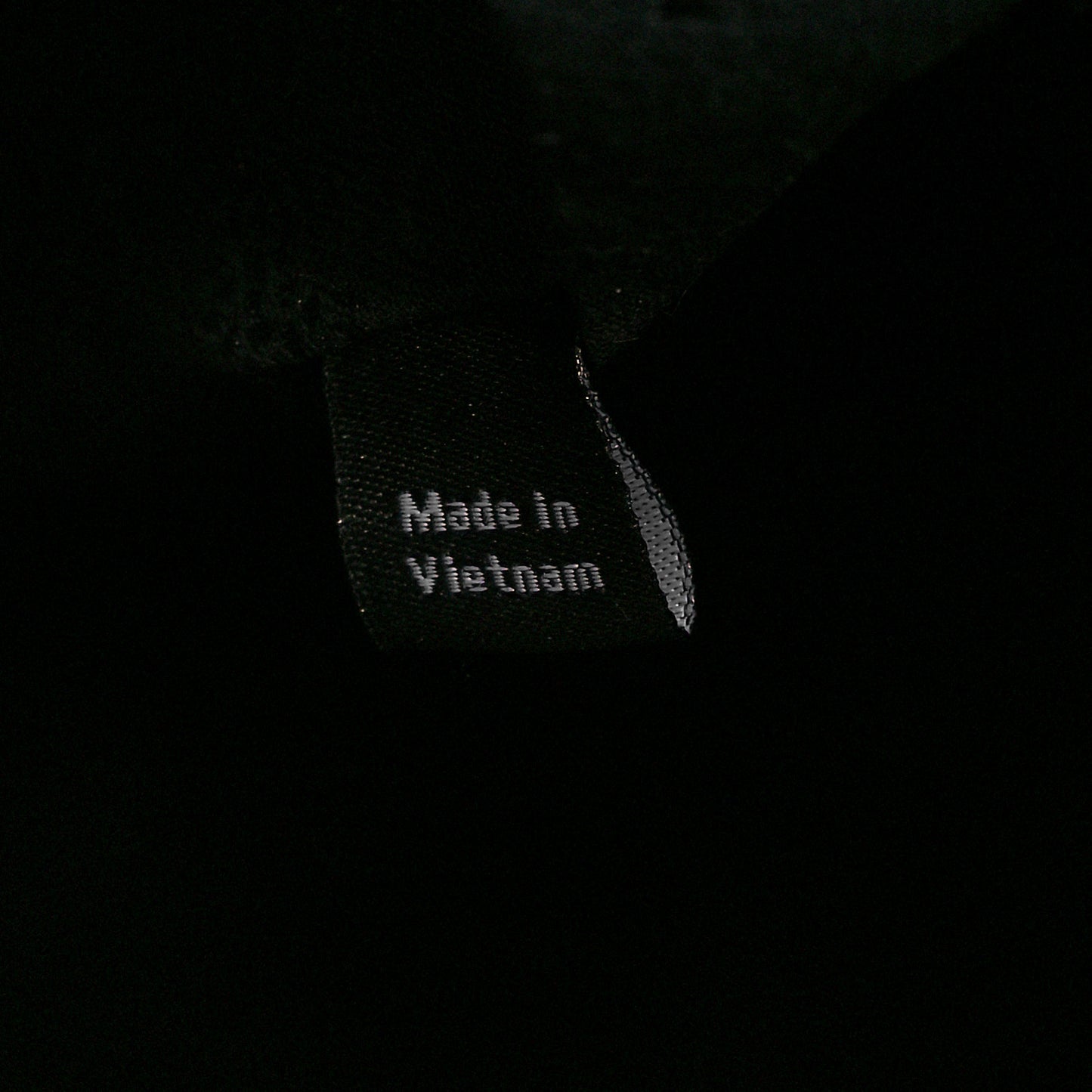 Econyl Nylon Jacquard Calfskin Monogram Shopper Tote Black