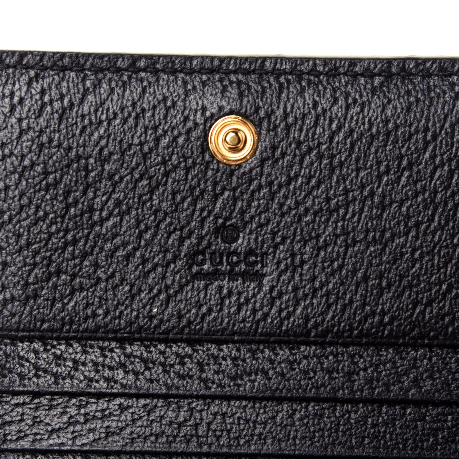 Gucci Calfskin Web Ophidia Card Case Black 5 of 9