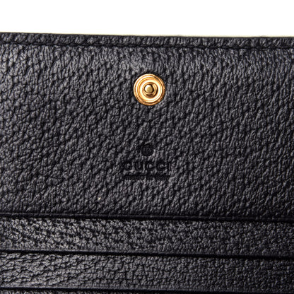 Gucci Calfskin Web Ophidia Card Case Black 5 of 9