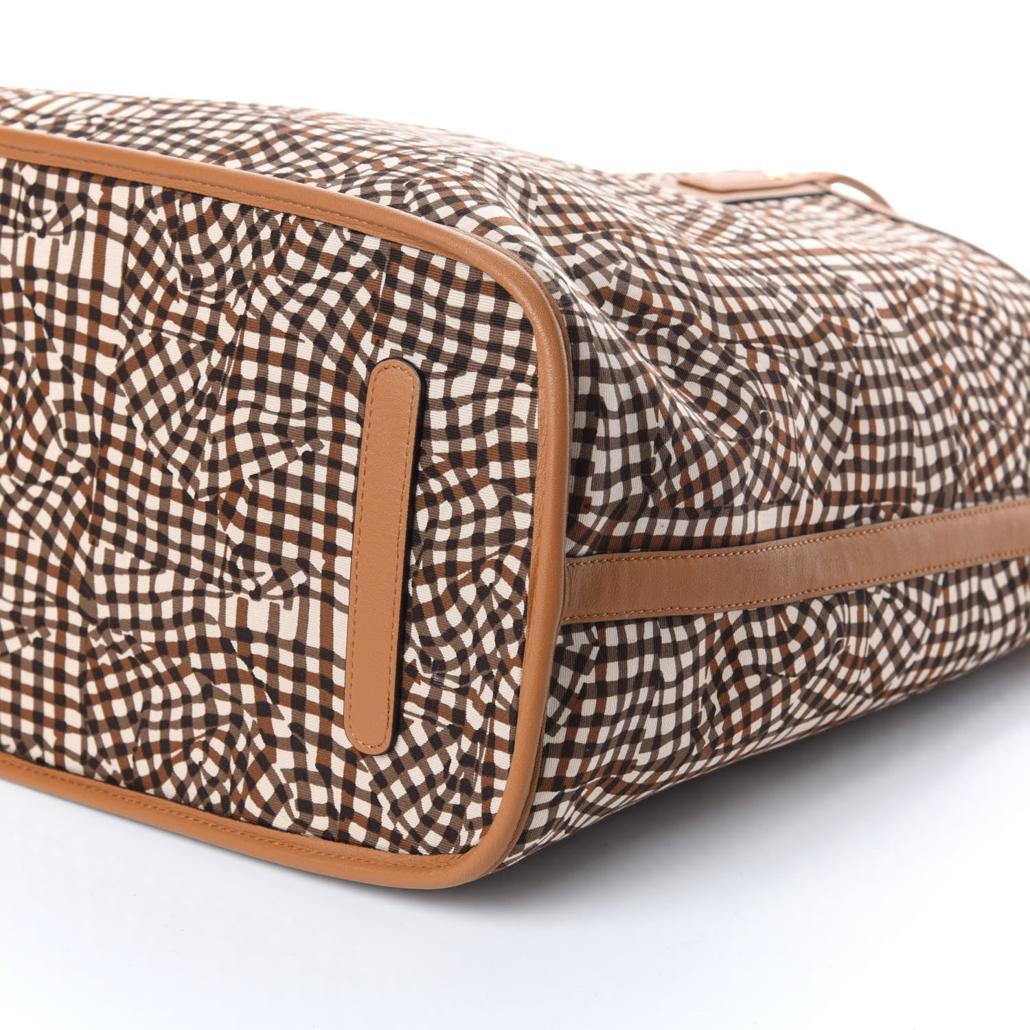 MCM Visetos Large Liz Reversible Shopper Tote Cognac 14 of 14