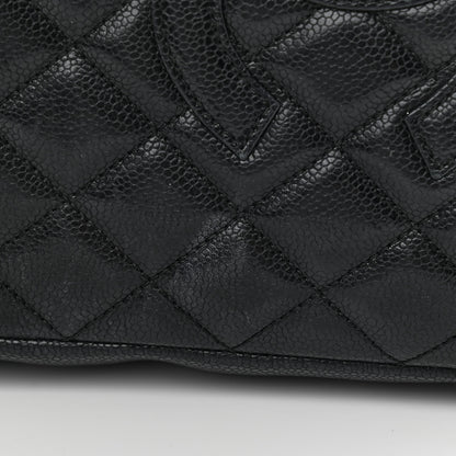 Chanel Caviar Quilted Petit Shopping Tote PST Black 15 of 17