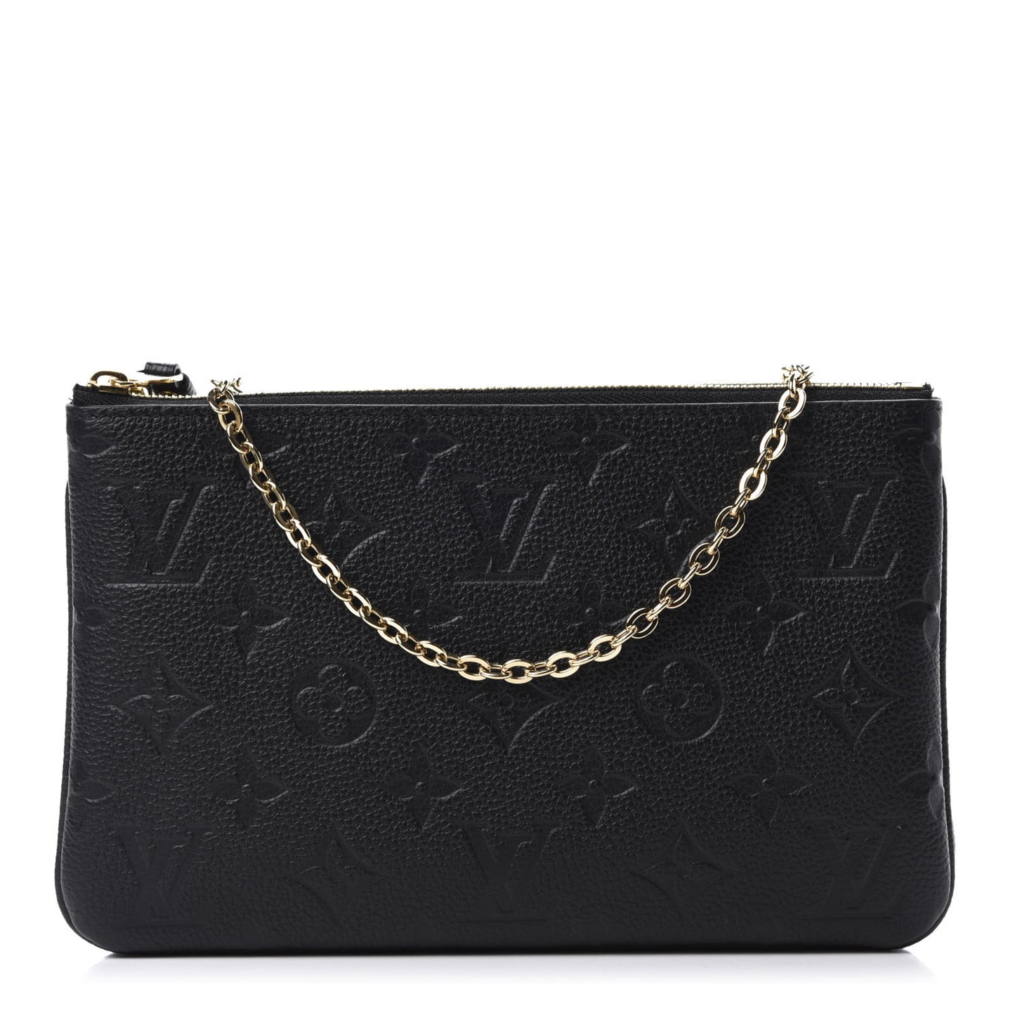 Empreinte Double Zip Pochette Black