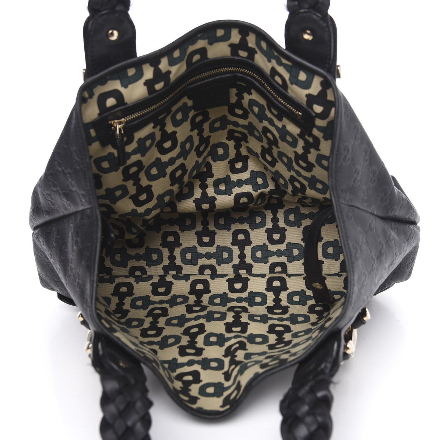 Guccissima Small Pelham Shoulder Bag Black