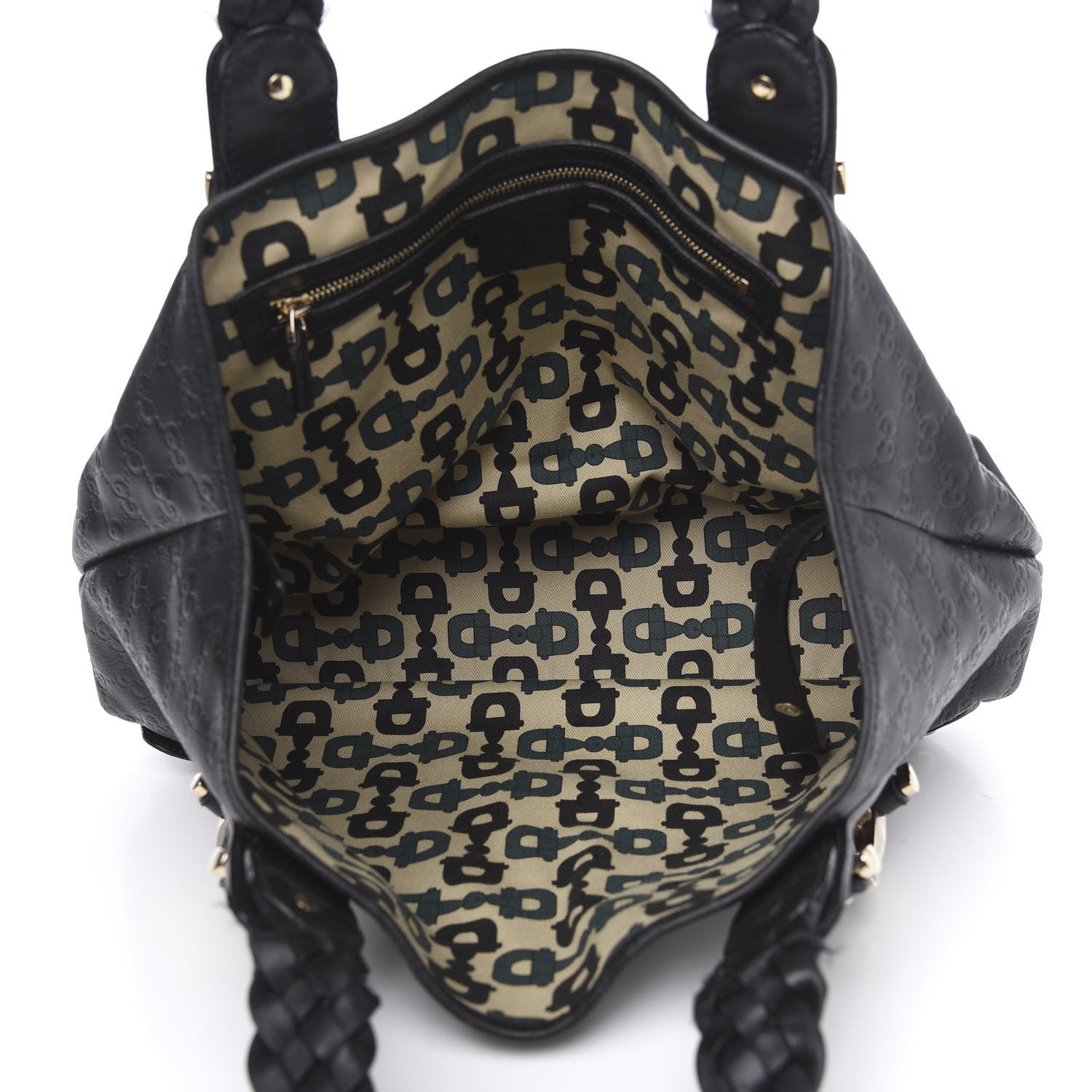 Gucci Guccissima Small Pelham Shoulder Bag Black 4 of 12