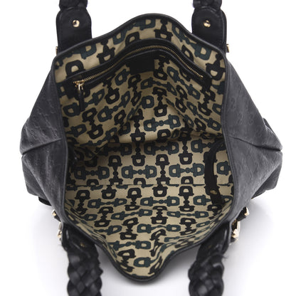 Gucci Guccissima Small Pelham Shoulder Bag Black 4 of 12