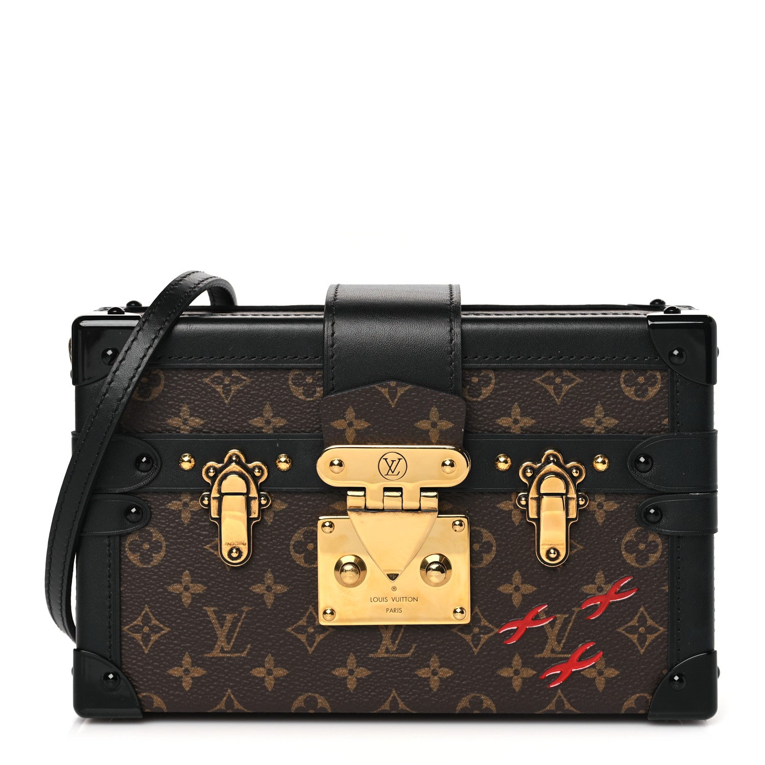 Louis Vuitton LOUIS VUITTON Monogram Petite Malle Black 1 of 9
