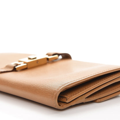 Gucci Calfskin Continental Bardot Wallet Camel 11 of 11