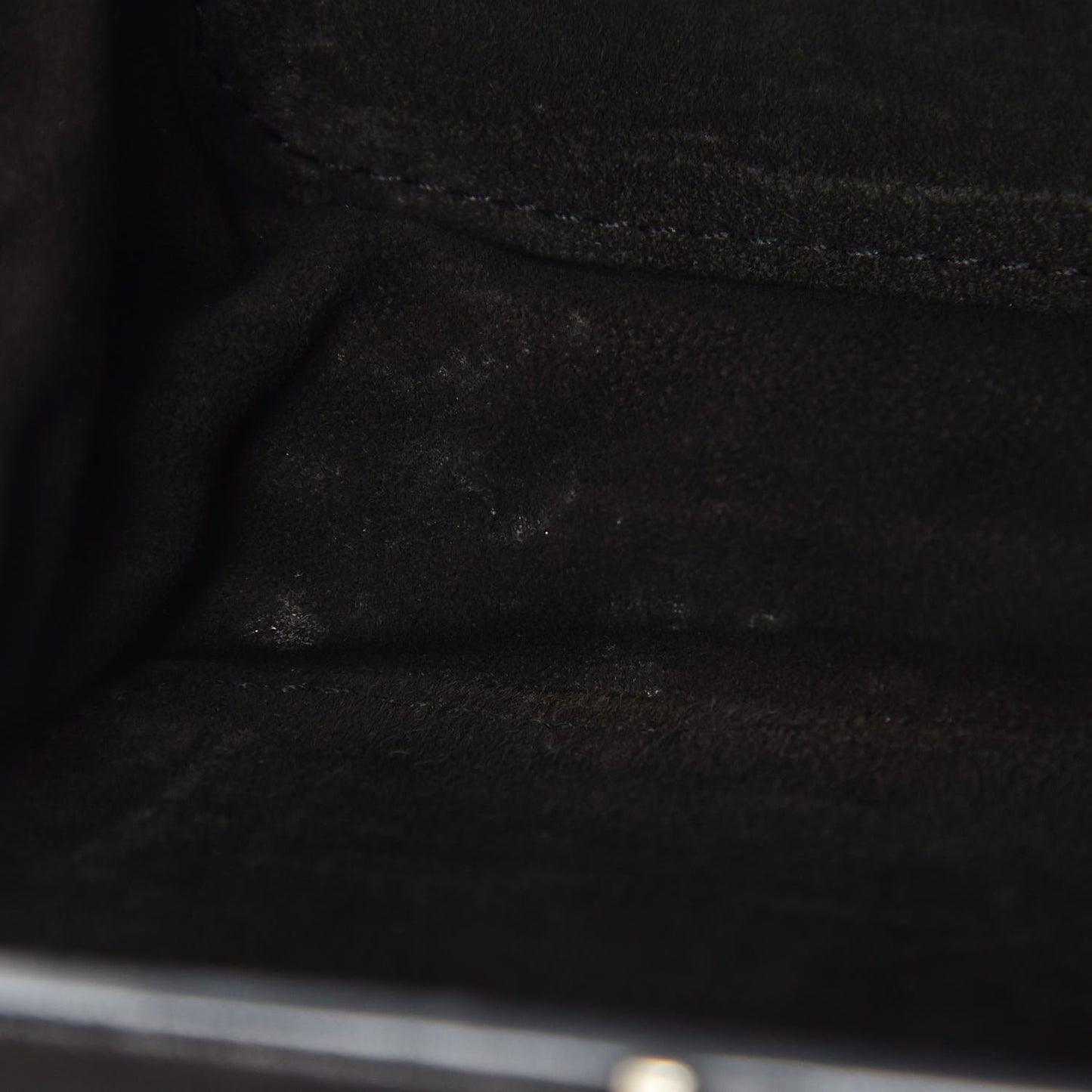 Nappa Intrecciato Knot Studded Clutch Black