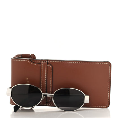 Celine Metal Triomphe 01 Sunglasses CL40235U Silver Black 7 of 7