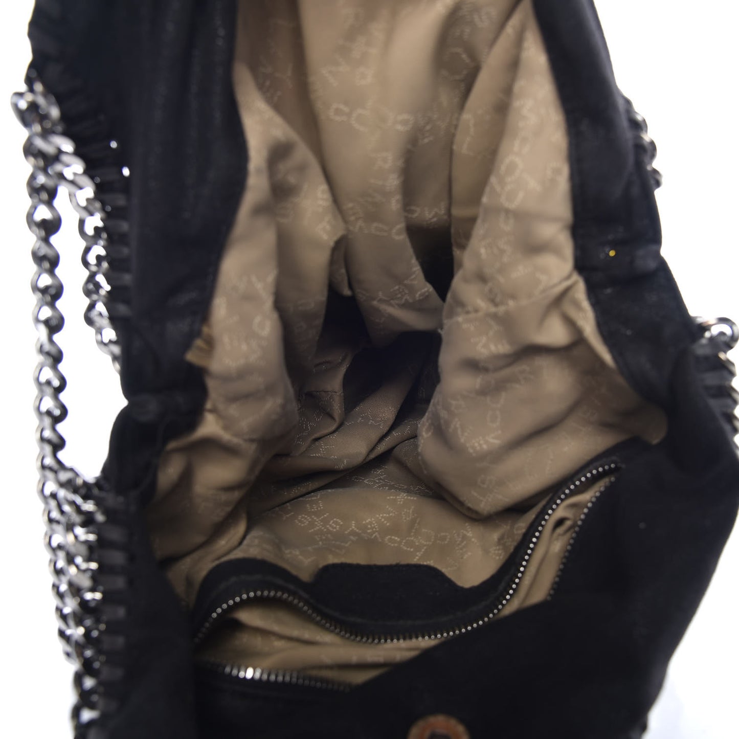 Shaggy Deer Small Falabella Tote Black