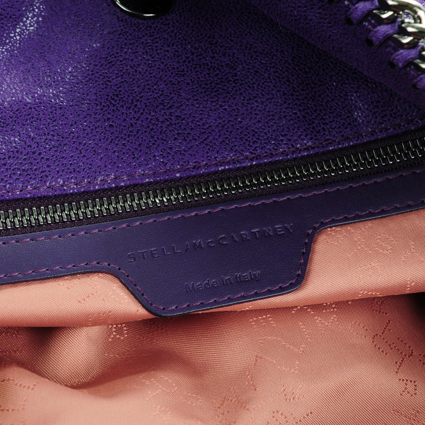 Shaggy Deer Falabella Fold Over Tote Bright Purple