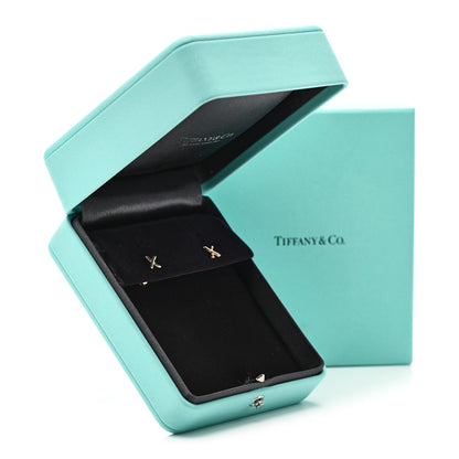 Tiffany 18K Rose Gold Mini Paloma's Graffiti X Earrings 5 of 5