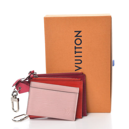 Louis Vuitton Epi Trio Card Case Wallet Rose Ballerine Rouge Fuchsia 11 of 11