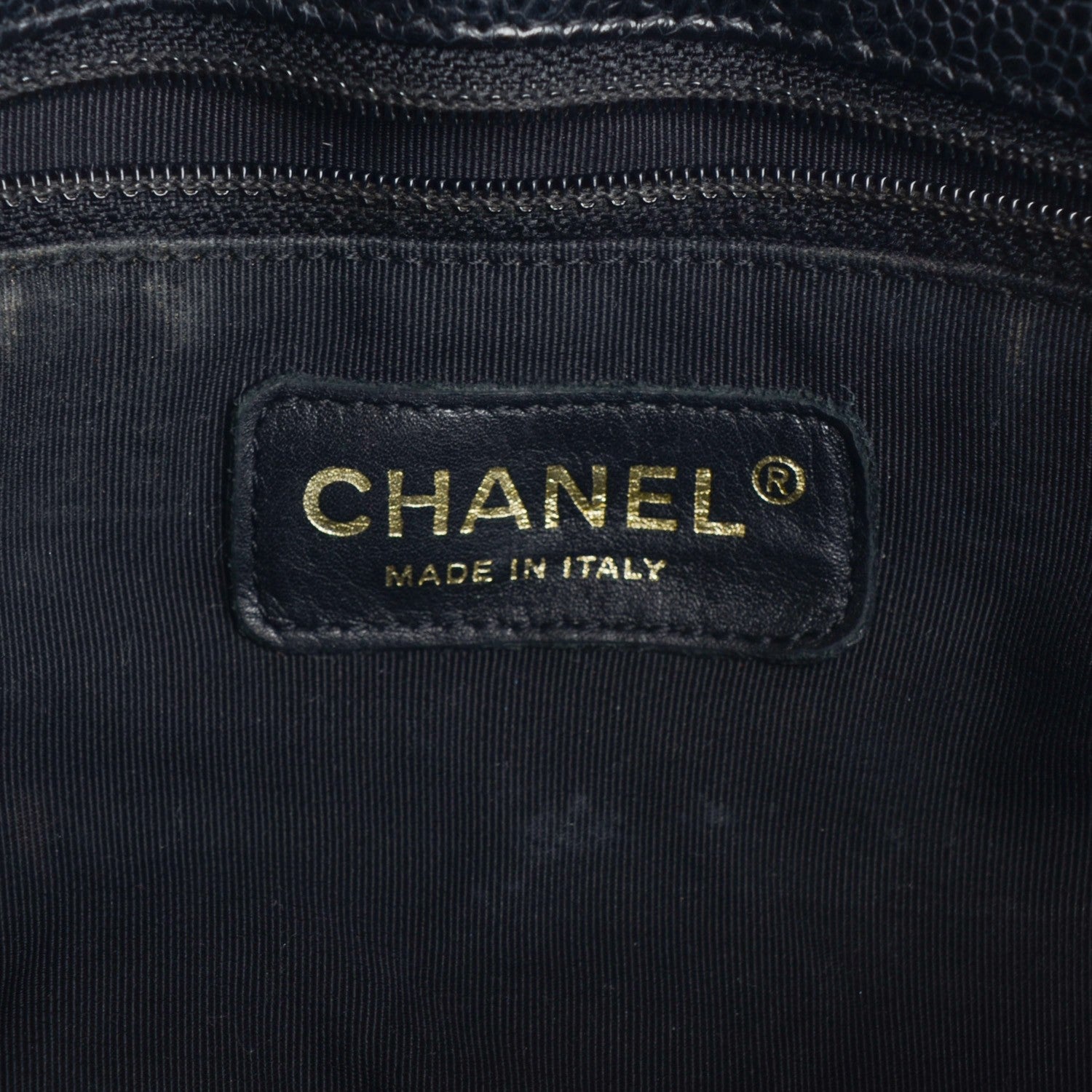 Chanel Caviar Quilted Petit Shopping Tote PST Black 6 of 8