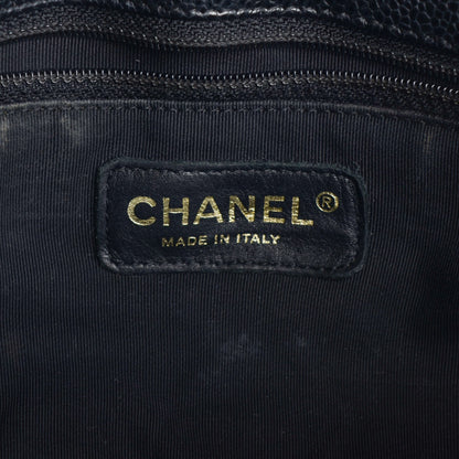 Chanel Caviar Quilted Petit Shopping Tote PST Black 6 of 8