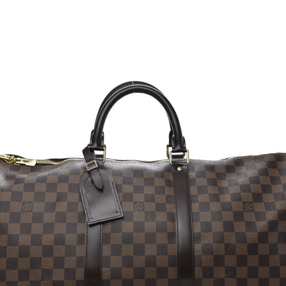 Louis Vuitton Damier Ebene Keepall 50 8 of 9
