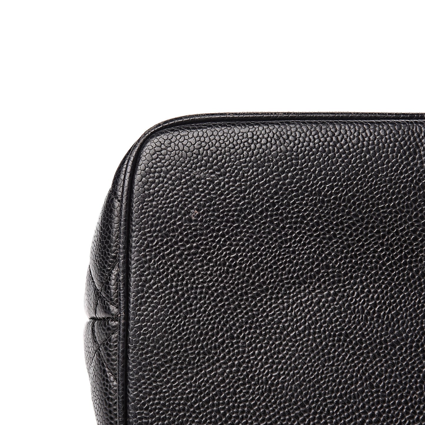 Caviar Quilted Medallion Tote Black