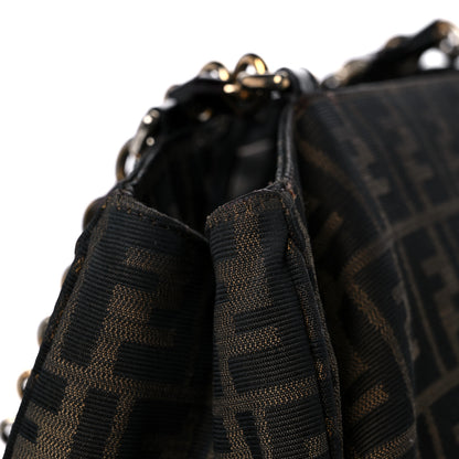 Fendi Zucca Mia Tote Tobacco 16 of 18