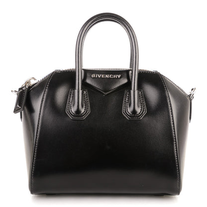 Givenchy Shiny Lord Calfskin Mini Antigona Black 1 of 7