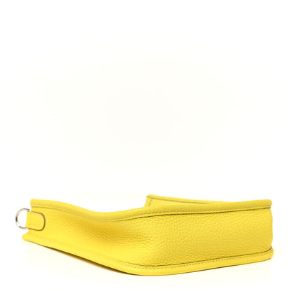 Hermes Taurillon Clemence Evelyne TPM Lime 3 of 10
