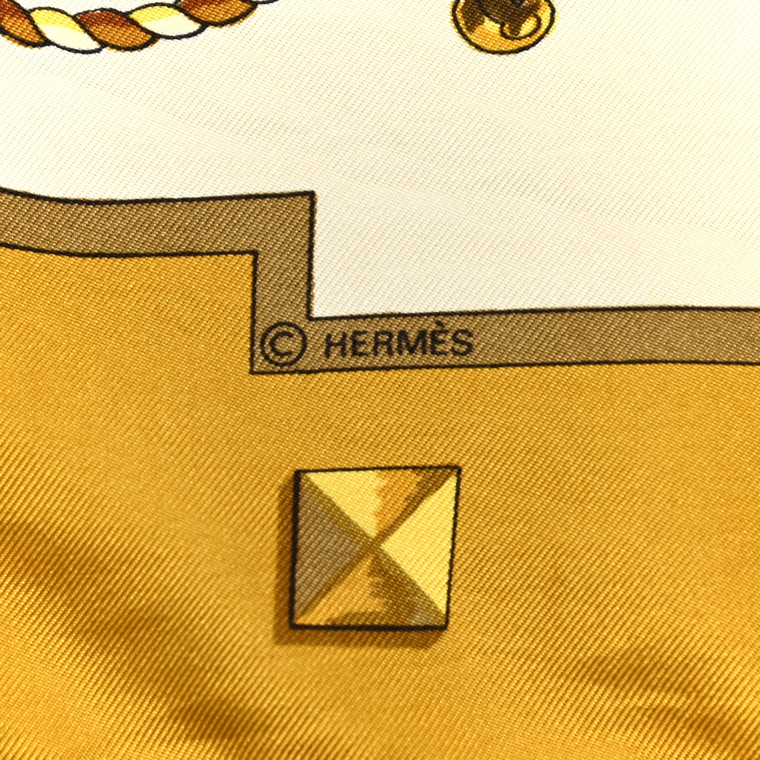 Hermes Silk Keys Les Cles Scarf 90 4 of 8