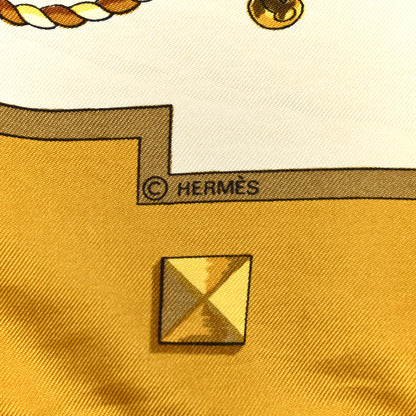 Hermes Silk Keys Les Cles Scarf 90 4 of 8