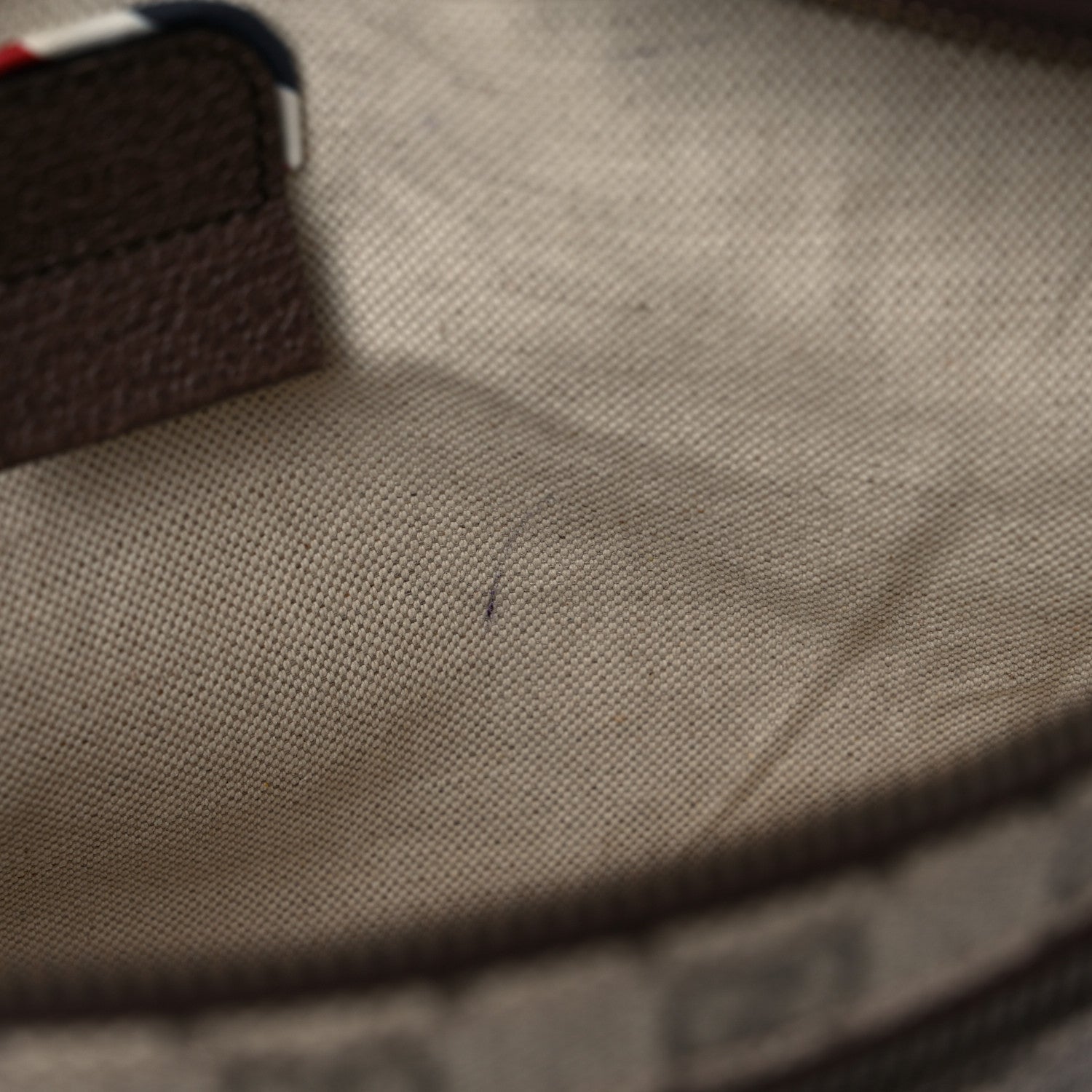 Gucci GG Supreme Monogram Courrier Belt Bag Beige New Acero 11 of 12